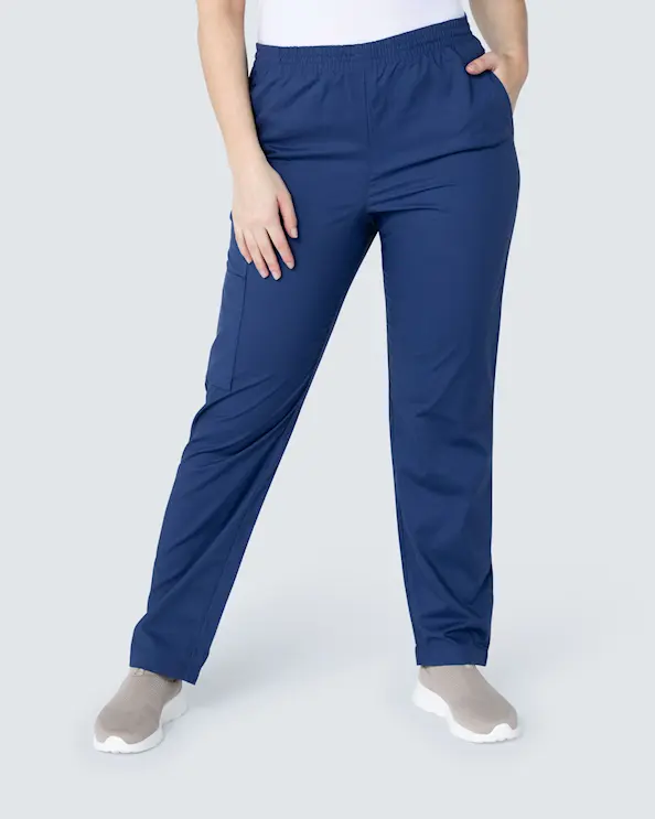 Almedahls Navy Bukser med Elastik Unisex