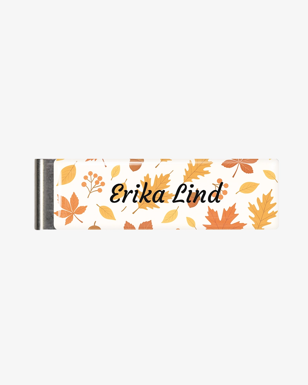 Namnbricka Militärklämma Autumn Leaves